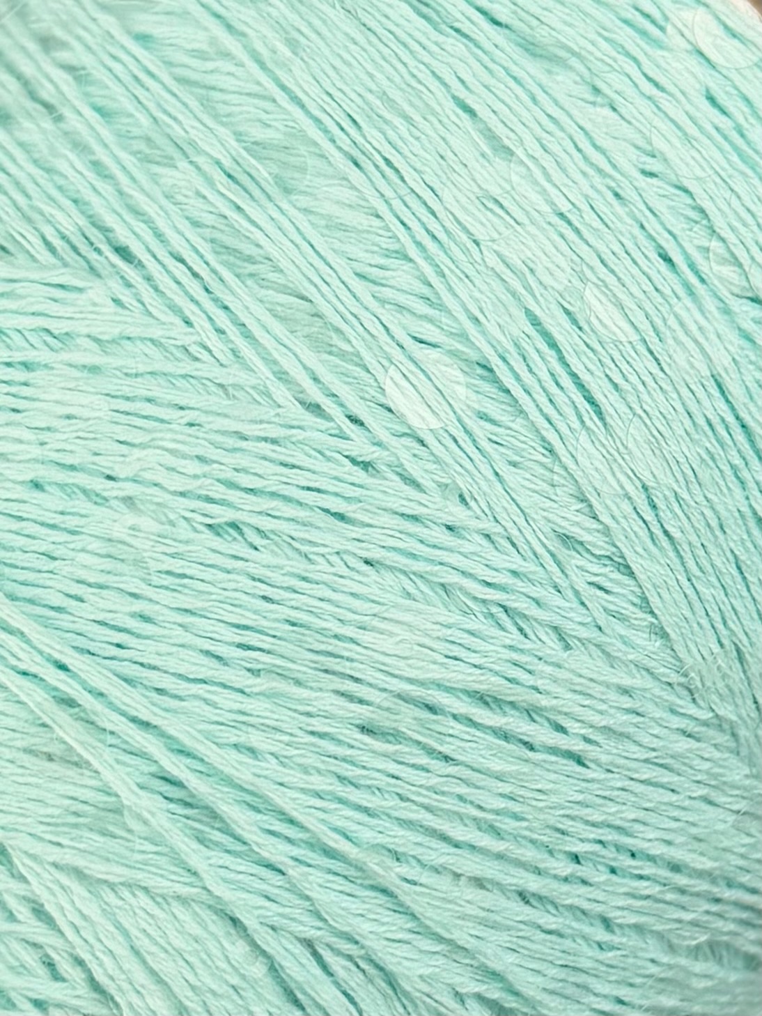 Art. Brillante 260 m / 100 g – Coton avec maxi paillettes col. Tiffany